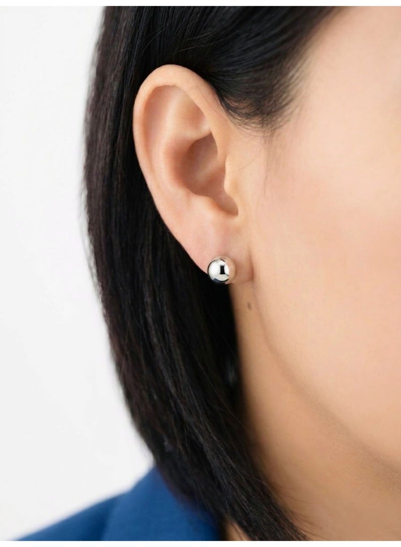 The Intermix Gems 18K Gold Classic Ball Stud Earrings - Image 3