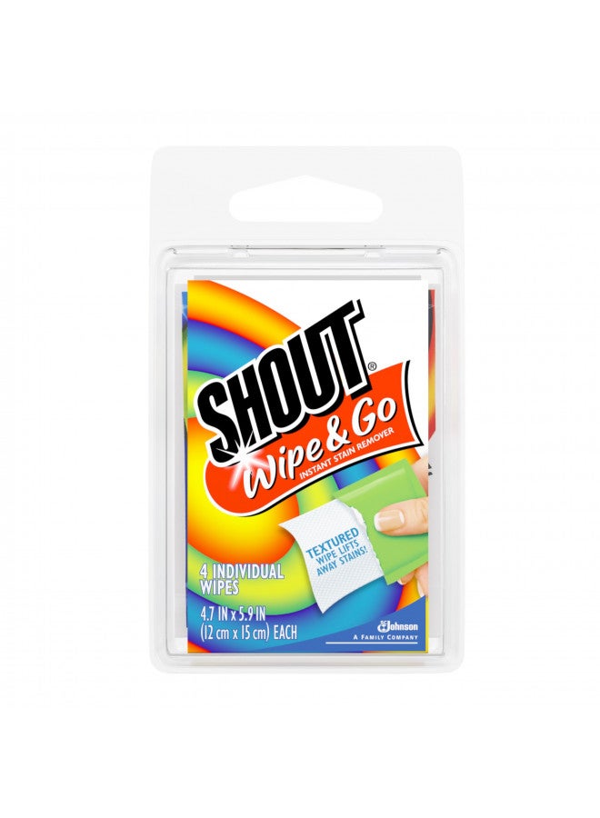 SC Johnson مناديل إزالة البقع شوت، حجم السفر - 4 قطع - Image 1
