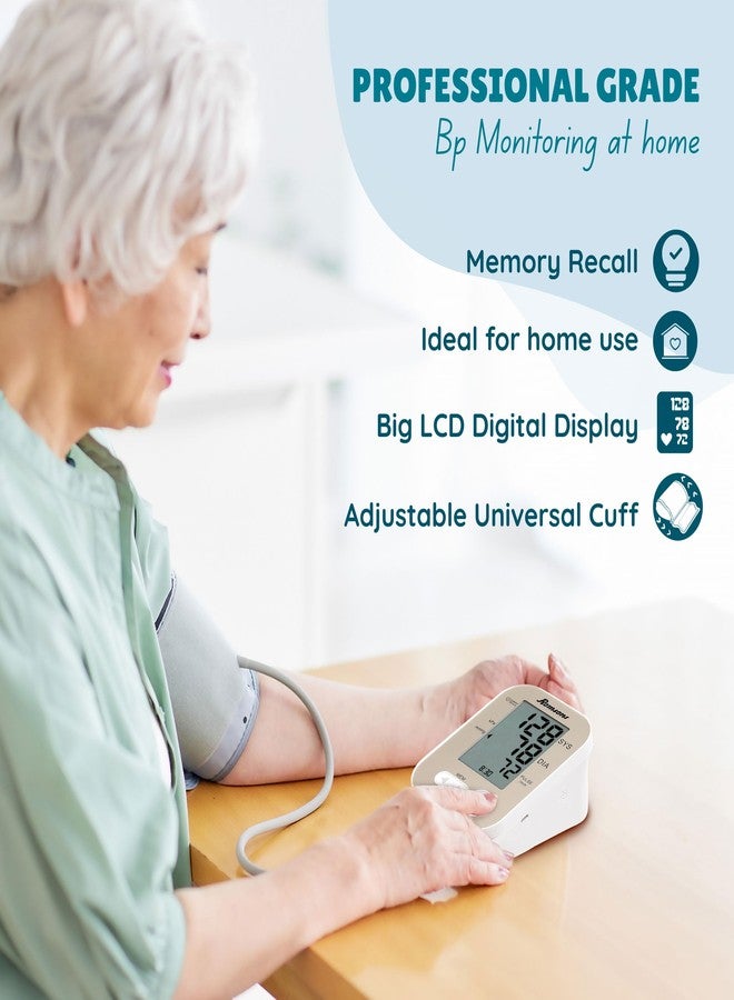 Romsons BPX Fully Automatic Digital Blood Pressure Monitor with 2 Years Warranty | Arrhythmia Detector | Quick Accurate Reading | 120 Memory Recall and Movement Detector. - Image 2