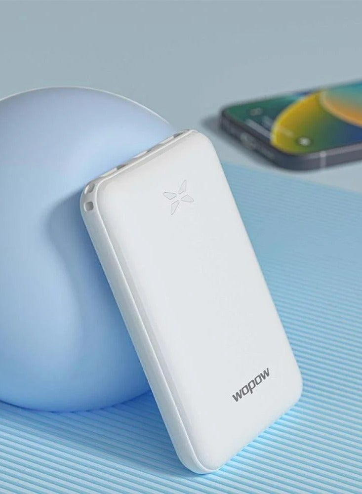 وبو شاحن متنقل PQ46 باللون الأبيض . - Image 1