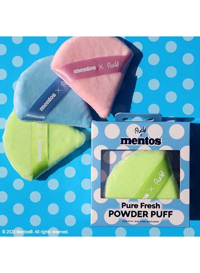 Rude Mentos Pure Fresh Powder Puff
