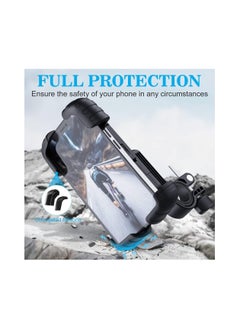 Generic Motorcycle Phone Mount, Bike Phone Holder, Shockproof Handlebar Phone Mount Clamp, One Hand Operation ATV Scooter Phone Clip, Fit for iPhone 12 / 11 Pro Max / X , Galaxy S10,4.7"-6.8" Cellphone  - Image 4