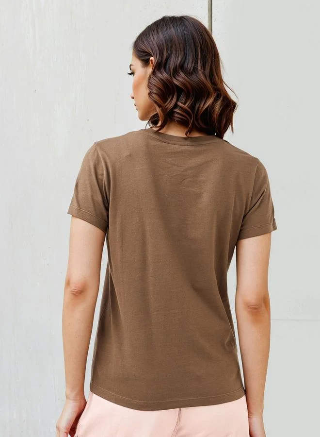 SP Characters Lots-o'-Huggin' Bear Embroidered Crew Neck T-shirt