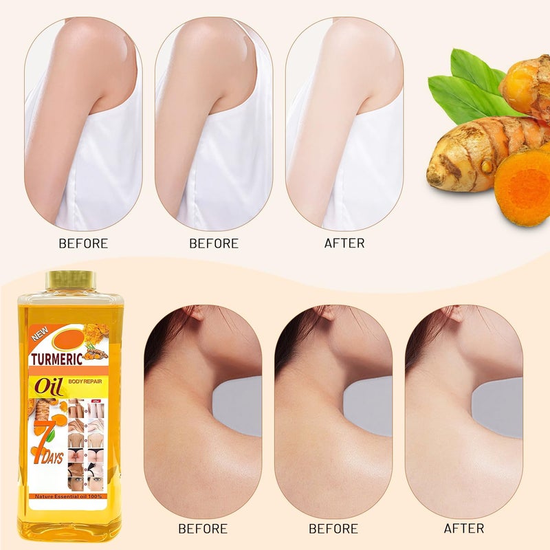 Lucift Soft 7 oil, Soft 7 Turmeric Oil, Soft 7 Turmeric oil for skin, Natural Moisturizing Nourishing for Face and Body Oil For All Skin Types - Image 3