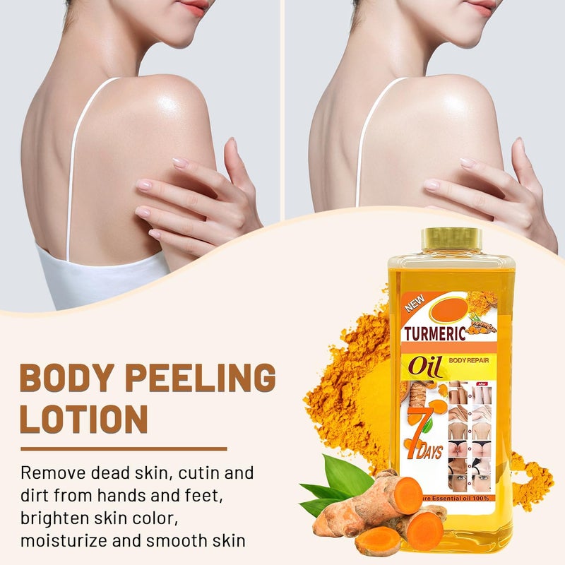 Lucift Soft 7 oil, Soft 7 Turmeric Oil, Soft 7 Turmeric oil for skin, Natural Moisturizing Nourishing for Face and Body Oil For All Skin Types - Image 4