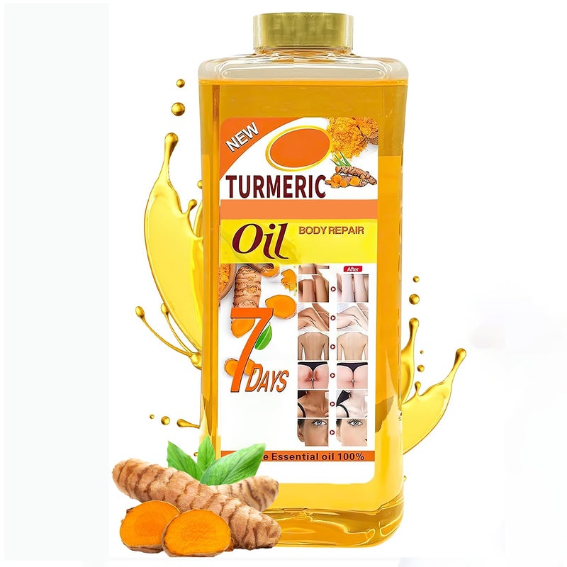 Lucift Soft 7 oil, Soft 7 Turmeric Oil, Soft 7 Turmeric oil for skin, Natural Moisturizing Nourishing for Face and Body Oil For All Skin Types - Image 1