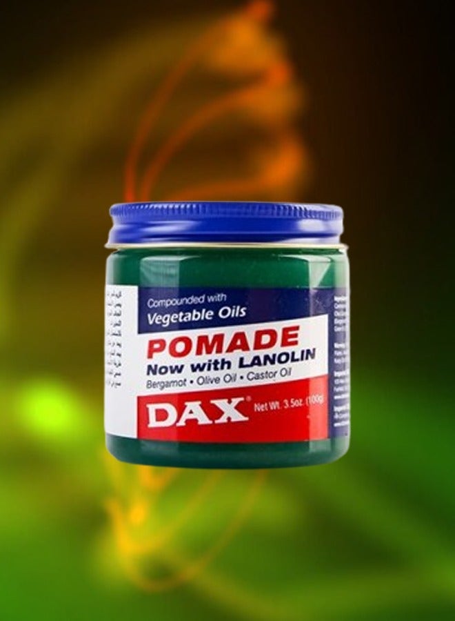 9 Pieces VVegetable Oils And Lanolin Organic Hair Pomade 100 Grams