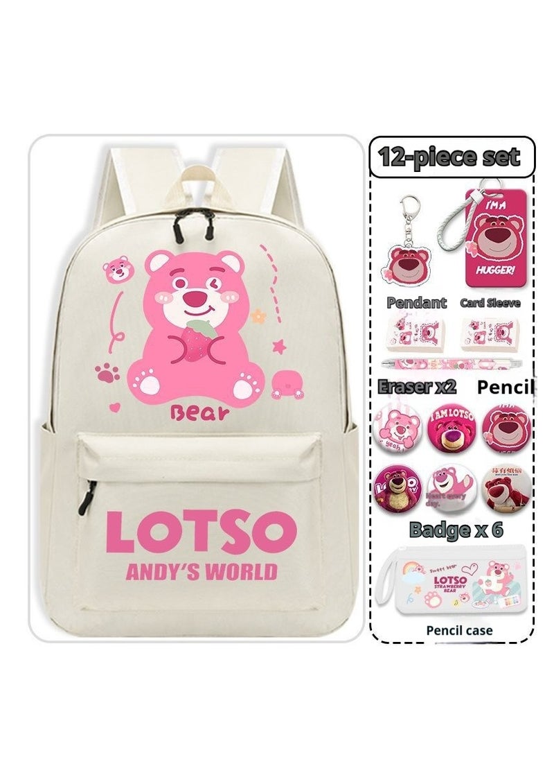 general 13-Piece Cartoon Lotso Backpack Set - Image 1