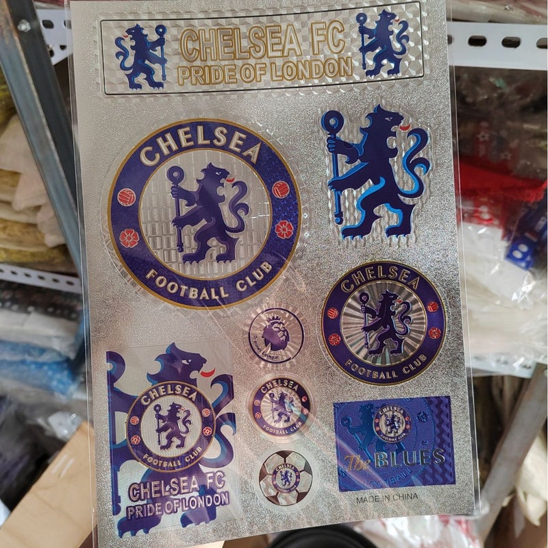 A4 Sticker Football Fan Decal*2PCS