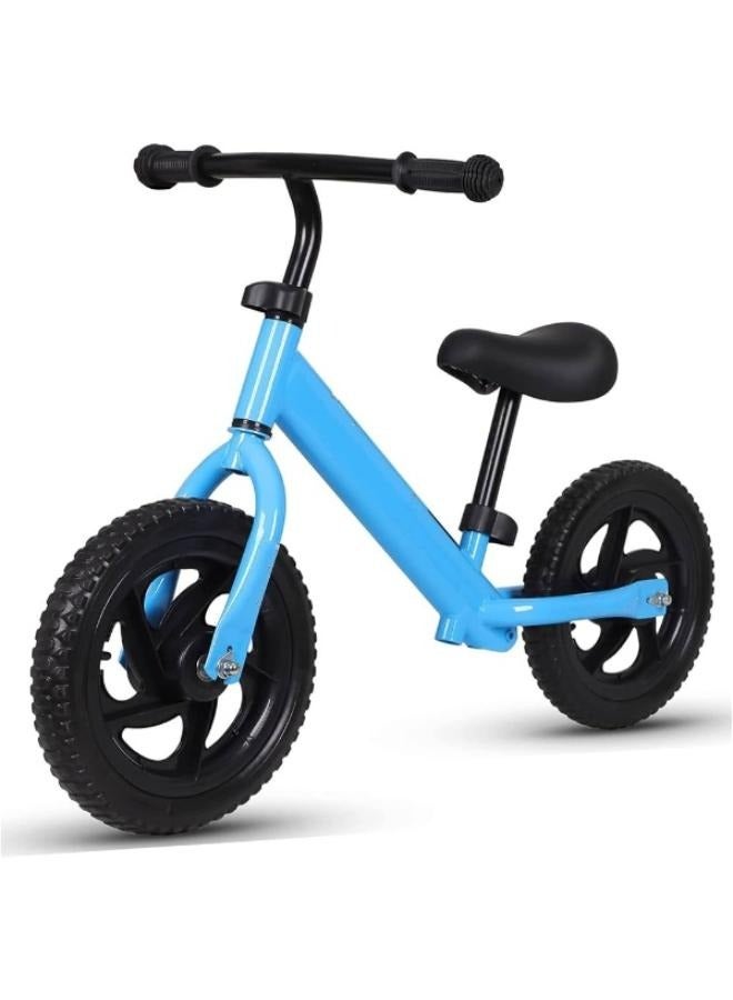 12inch Children‘s Balance-Bikes Kids Balance Bike No Pedal Bicycle Beginner Toddler Bike Steel Frame and Air-Free Tires for 2-5years Old - Image 1