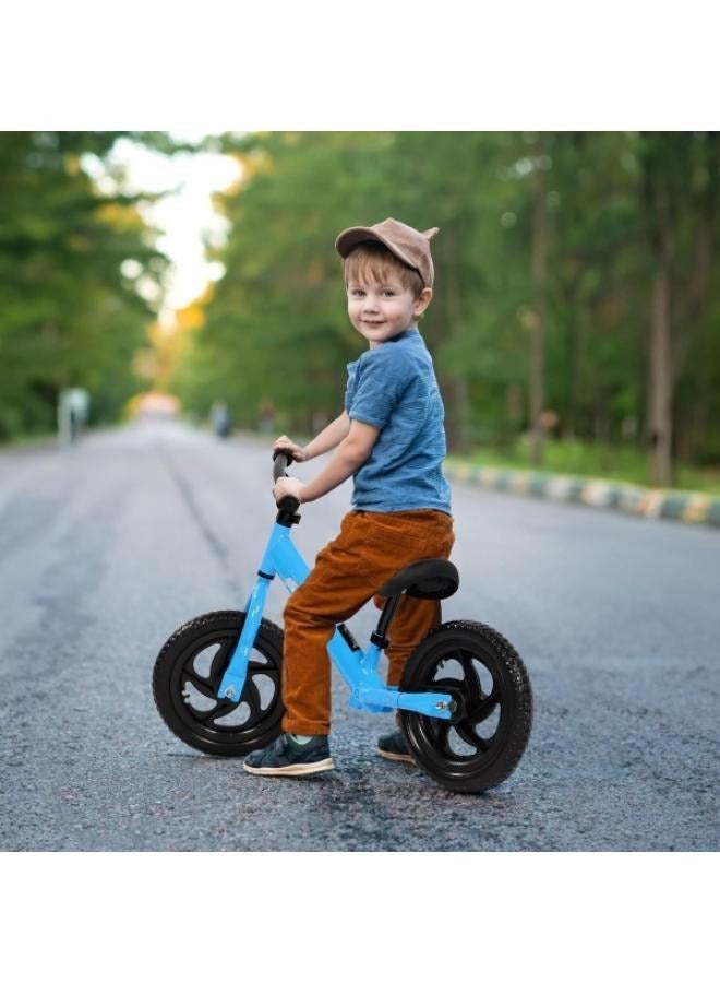12inch Children‘s Balance-Bikes Kids Balance Bike No Pedal Bicycle Beginner Toddler Bike Steel Frame and Air-Free Tires for 2-5years Old - Image 4