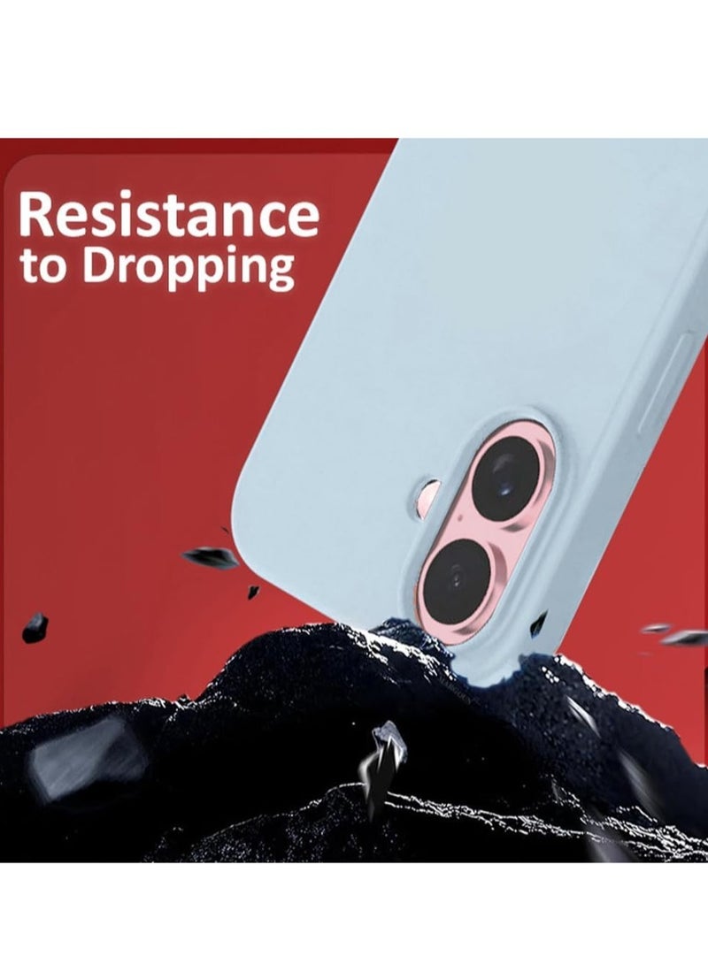 JAJEEK "New Liquid Silicone Case for iPhone 16 Plus – Ultra Slim Design with Soft Anti-Scratch Microfiber Lining & Drop Protection" - Image 4