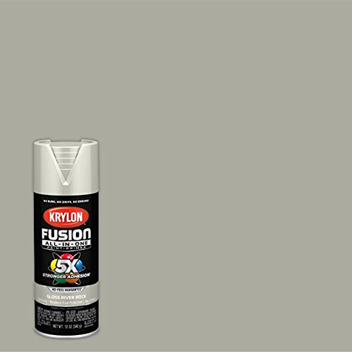 Krylon Fusion All-In-One Adhesive Spray Paint for Indoor/Outdoor Use, 12 oz, River Rock - Image 2