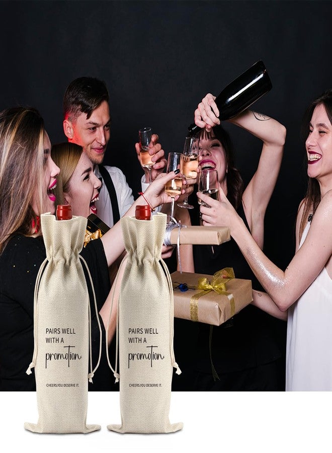 XFW Funny New Job Wine Bag, Promotion Gift, New Job Gift for Her Him, Retirement Gift Pairs Well With a Promotion - Image 4