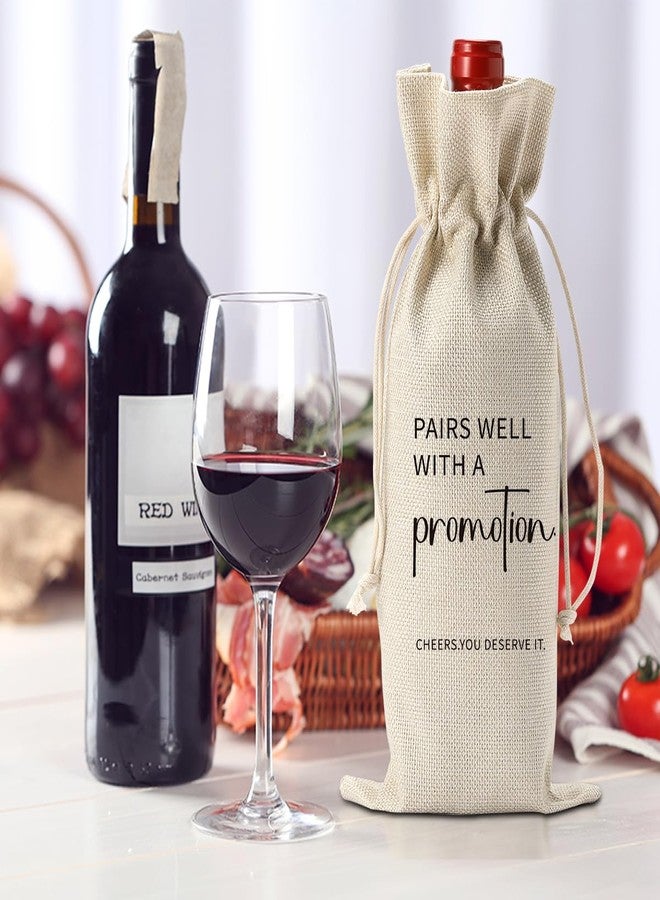XFW Funny New Job Wine Bag, Promotion Gift, New Job Gift for Her Him, Retirement Gift Pairs Well With a Promotion - Image 5