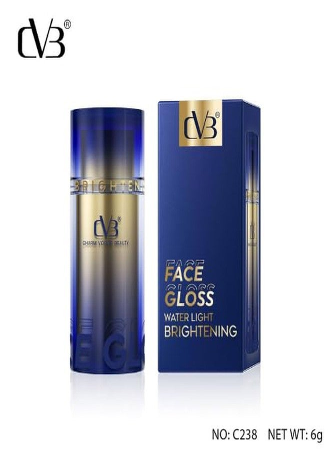 CVB C238 Face Gloss 05 Cold Moonlight - Lightweight Brightening Clear Water-Based Highlighter for Dewy Glow & Radiant Skin (05 COLD MOONLIGHT) - Image 5