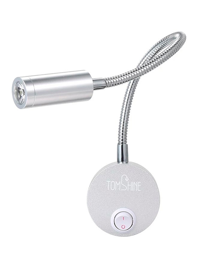 NIBEMINENT LED Bedside Lamp Silver - Image 2