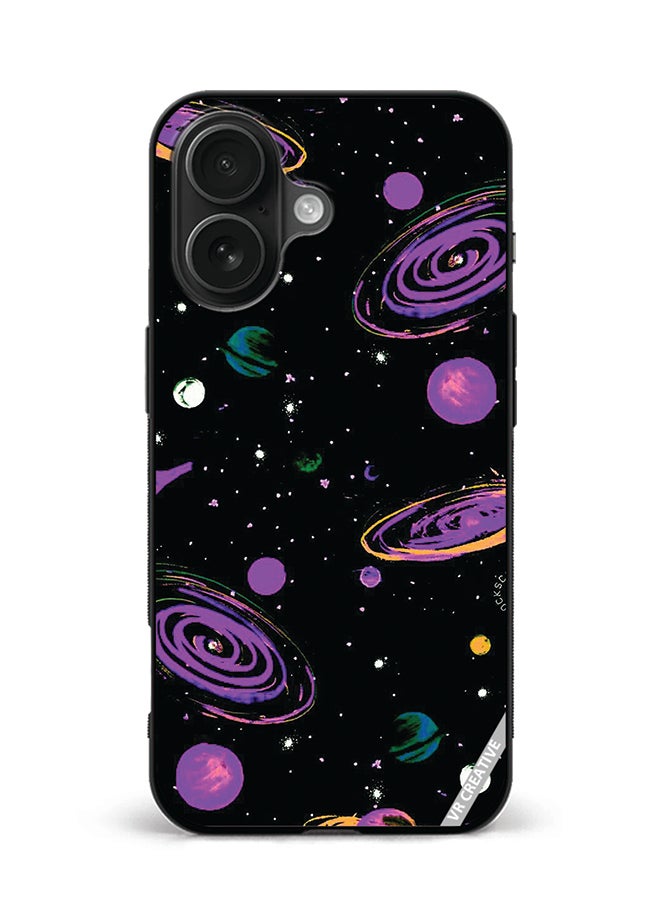 VR CREATIVE Protective Case Cover For Apple iPhone 16 Astranaut3 Design Multicolour