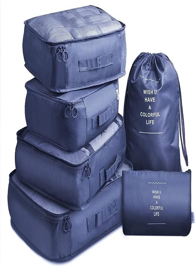 Goolsky Goolsky Packing Cubes, Travel Luggage Packing Organizers Set with Toiletry Bag  - Image 1
