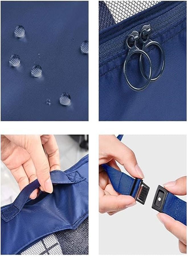 Goolsky Goolsky Packing Cubes, Travel Luggage Packing Organizers Set with Toiletry Bag  - Image 4