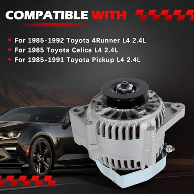Autodevil 14668 Alternator Compatible with 4Runner Celica Pickup Replace OE 2706035060, 270603506084, 2706035061, 270603506184 - Image 2