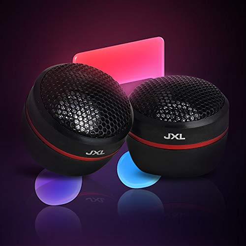 JXL -19T High Efficiency Dome Car Tweeter for Coaxial Car Speaker 380W MAX (Pair) Black - Image 2