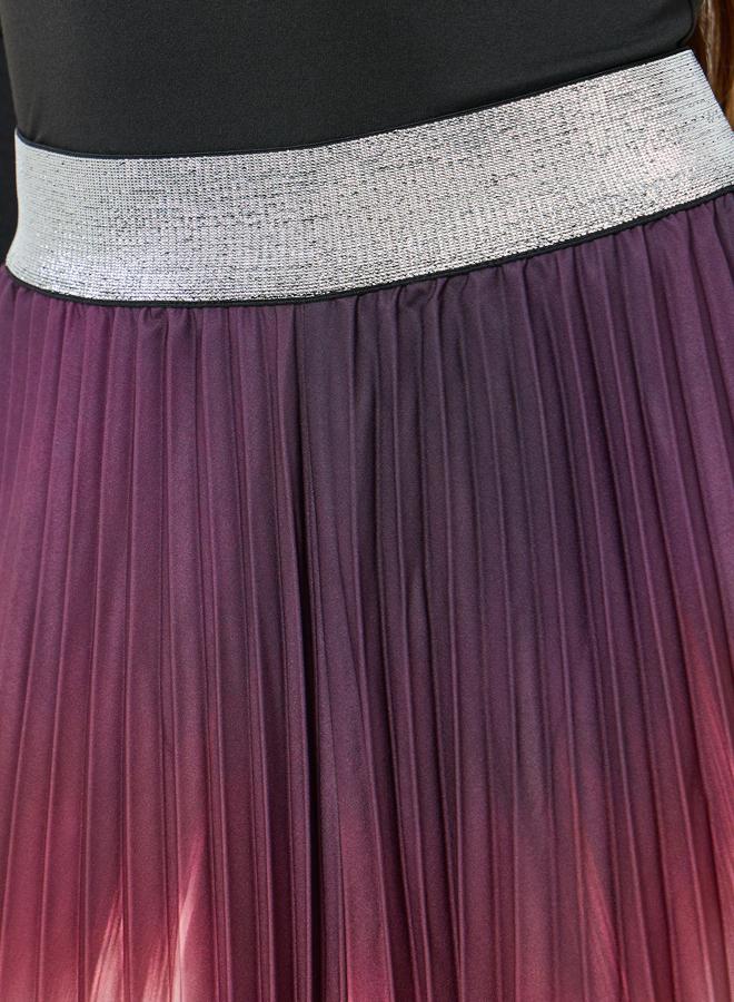 Take Two Women V Neck Top and Pleated Skirt Co-Ords - Image 4