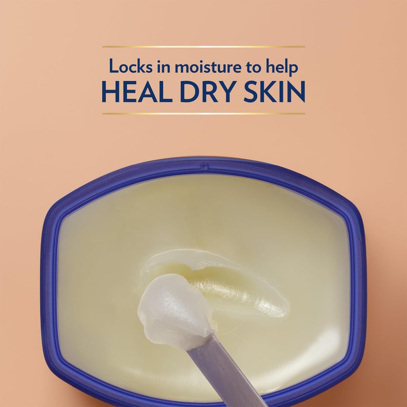 Vaseline Cocoa Butter Healing Jelly Travel-Size 6-Pack â€“ Rich Moisturizing Ointment, Skin Protectant for Soothing Cracked, Dry Skin, 1.75 Oz Ea - Image 4