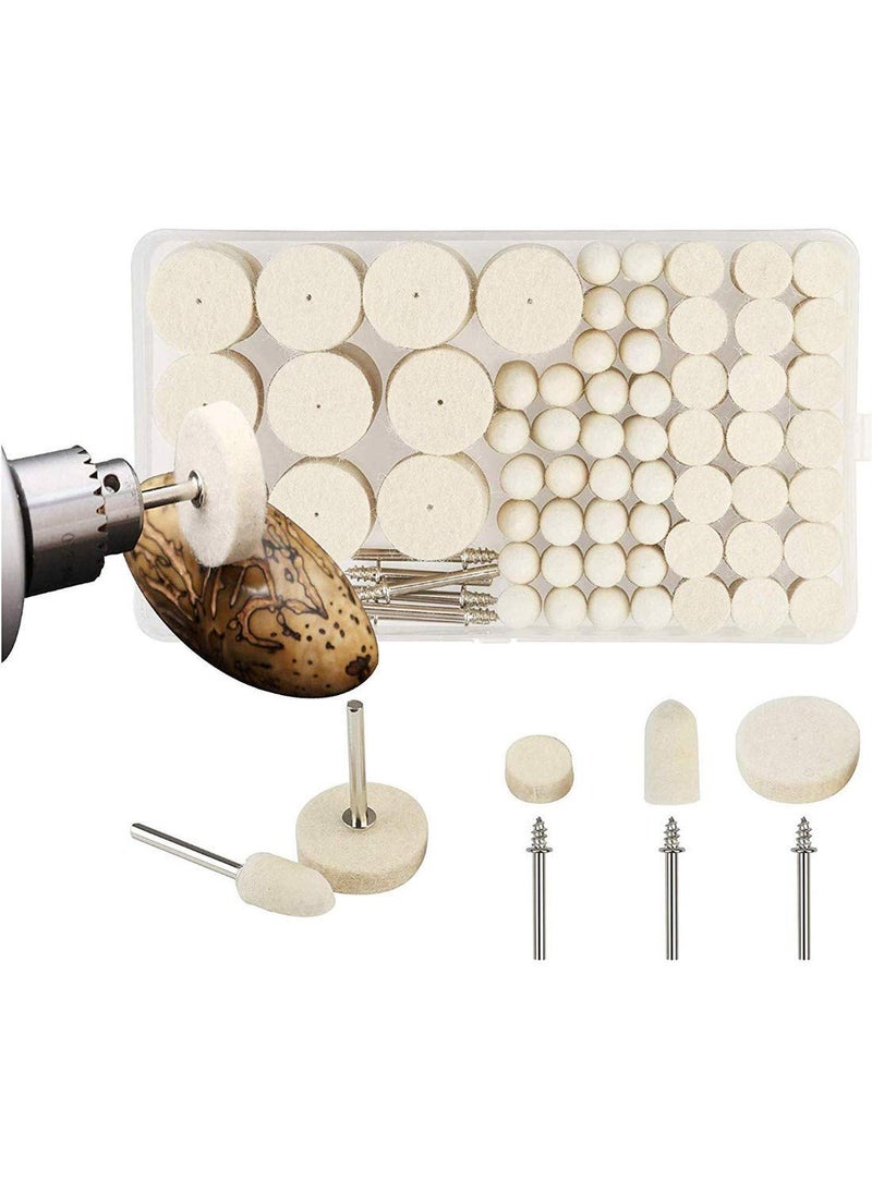 DIY Crafts DIY Crafts Pack Of 200 Mix Pcs Rotary Tool Accessory Accessory Wool Felt Polishing Pad Felt Mounted MandPack Of 200 Mix Pcs Rotary Tool Accessory 
