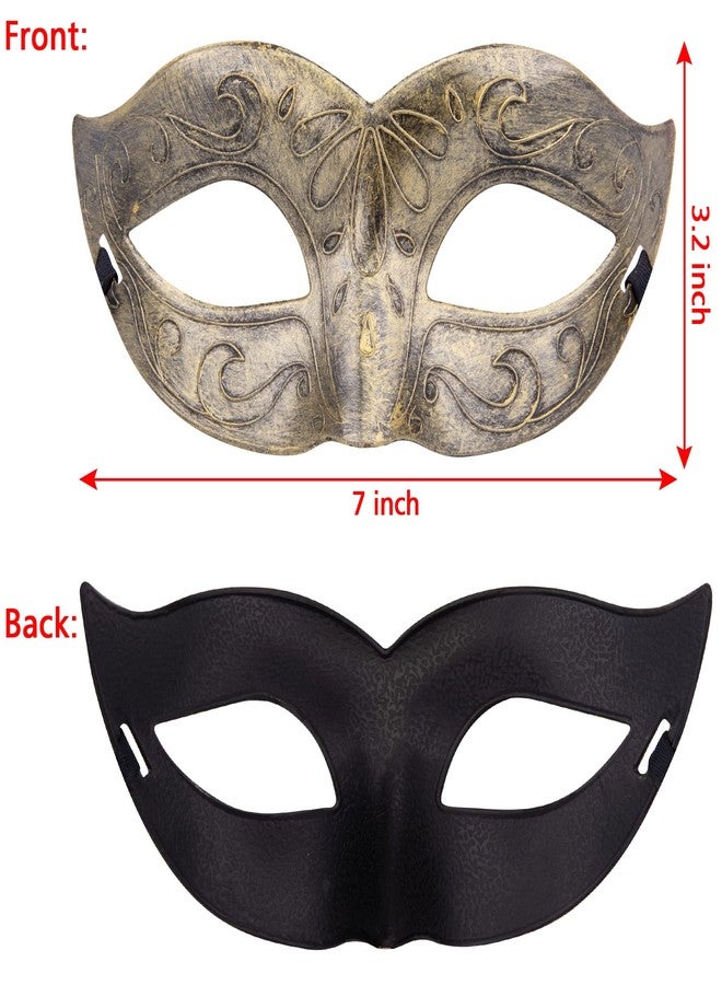FEQO 64 Pieces Masquerade Masks Vintage Antique Venetian Masks Eye Mask for Masquerade Party Festival Canival Mardi Gras - Image 2