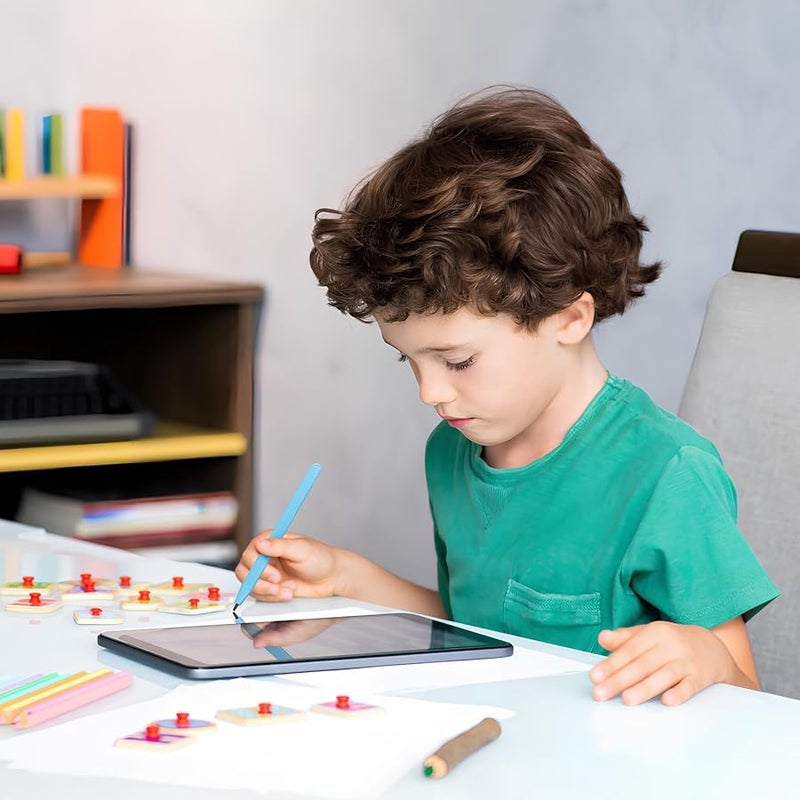 7 Pcs Tablet Stylus Pens with Ergonomic Grip and Tether for Touch Screens Drawing Writing - Image 5