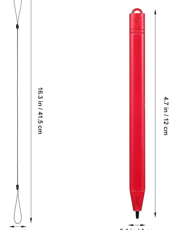 7 Pcs Tablet Stylus Pens with Ergonomic Grip and Tether for Touch Screens Drawing Writing - Image 2
