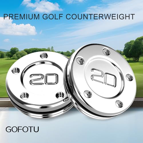 Gofotu 2pcs 20g Golf Custom Weights Compatible with Titleist Scotty Cameron Golf Club Putters Newport No Painting (2pcs 20g) - Image 2