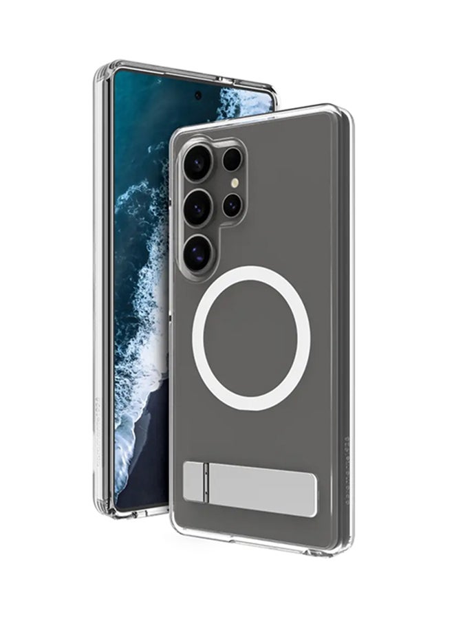 DBRAMANTE1928 Galaxy S25 Ultra Iceland Pro Kickstand Case Clear - Image 1