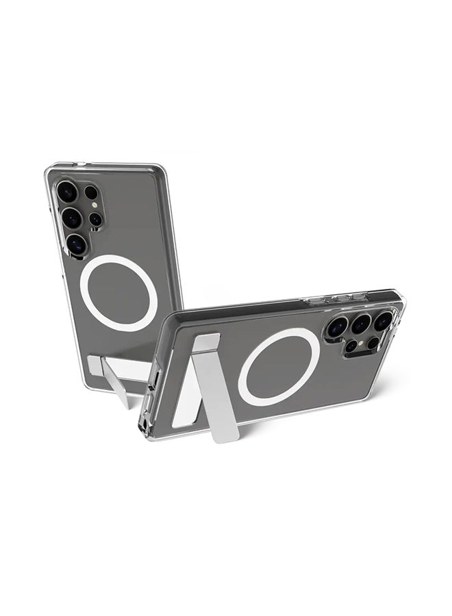 DBRAMANTE1928 Galaxy S25 Ultra Iceland Pro Kickstand Case Clear - Image 2