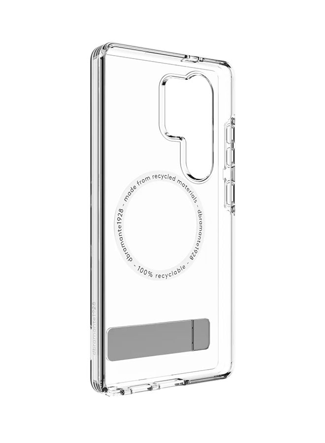 DBRAMANTE1928 Galaxy S25 Ultra Iceland Pro Kickstand Case Clear - Image 3