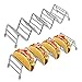 Ejoyous Ejoyous 4 Pack Taco Holder Space for 16 to 20 Tacos, Stainless Steel Rustproof Taco Stand Rack Holds Up to 4-5 Tacos  - Image 2