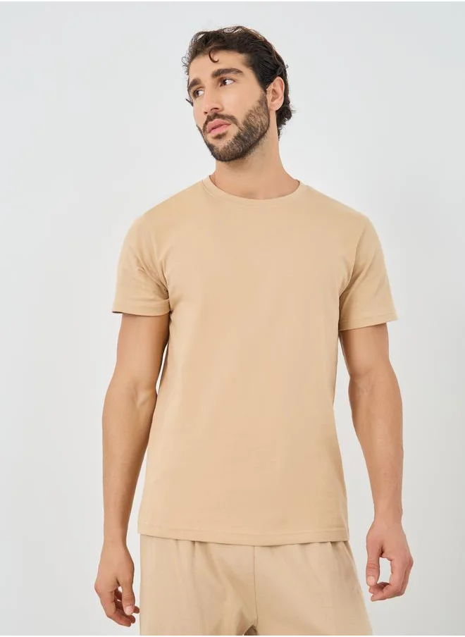 Styli Styli Solid Heavy Jersey Longline T-Shirt