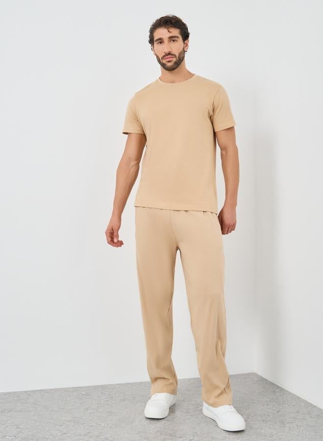 ستايلي تيشيرت طويل ستايلي سادة من جيرسي ثقيل - Image 2