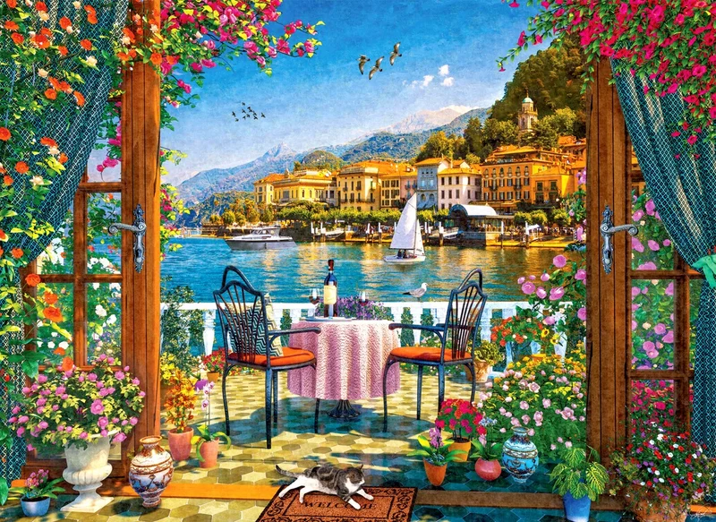 اناتوليان 4000 Piece Puzzle / Lake Como Enjoyment - Code 5203