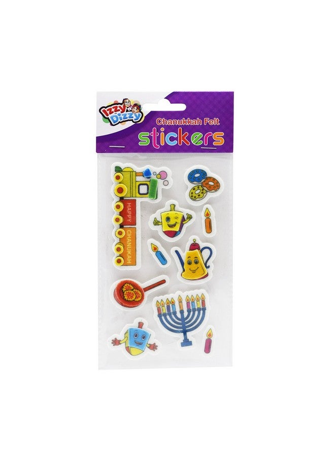 Izzy 'n' Dizzy Hanukkah Felt Stickers Dreidels Menorahs Donuts And More Chanukah Stationary Arts And Crafts Gifts And Games - Image 4