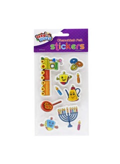 Izzy 'n' Dizzy Hanukkah Felt Stickers Dreidels Menorahs Donuts And More Chanukah Stationary Arts And Crafts Gifts And Games  - Image 3