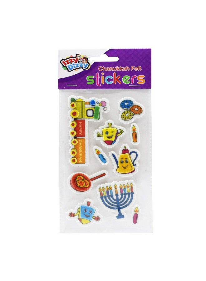 Izzy 'n' Dizzy Hanukkah Felt Stickers Dreidels Menorahs Donuts And More Chanukah Stationary Arts And Crafts Gifts And Games - Image 3