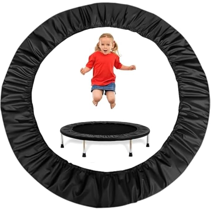 rayihni Mini Trampoline Spring Cover 36 Inch Small Trampoline Replacement Pad 600D Thickened Oxford Cloth Easy to Installation Kid Trampoline Pad Parts for Indoor Fitness - Image 1