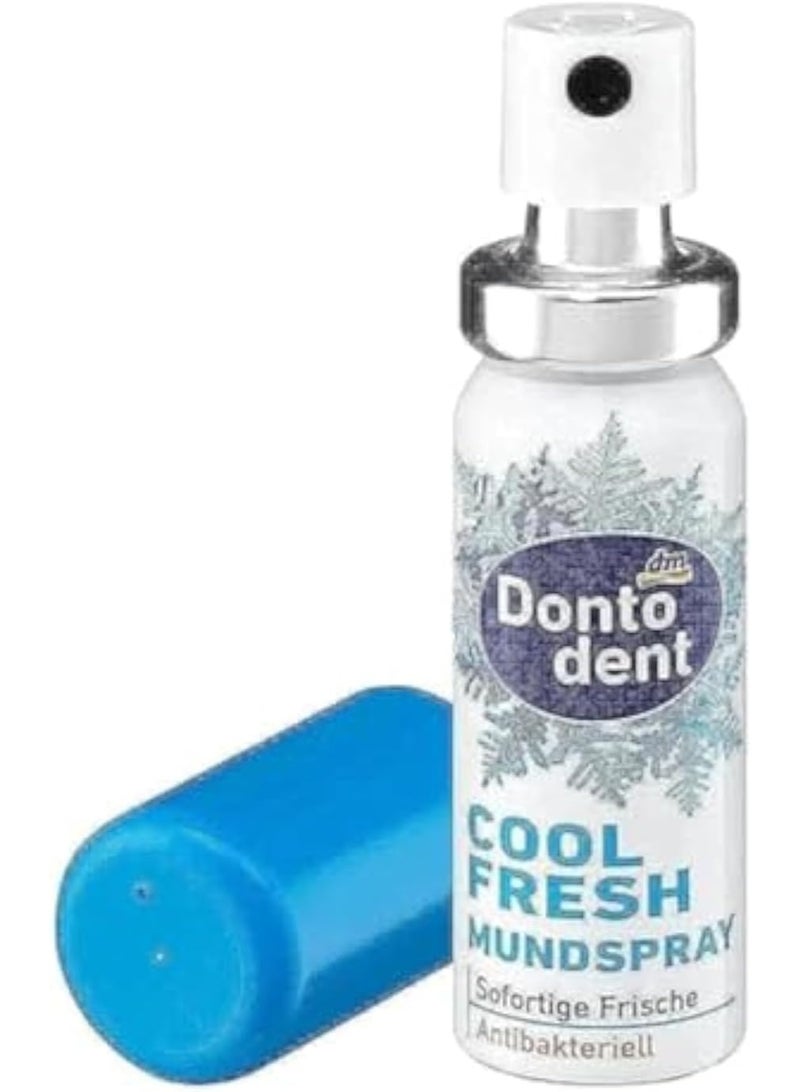 Dontodent Antibacterial Mouth Spray for Bad Breath – Long-Lasting Fresh Mint Breath and Oral Protection - Image 1
