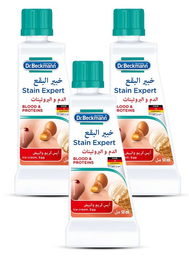 Dr. Beckmann Stain Remover Blood & Protein 3x50 ml