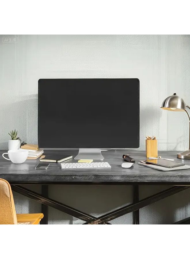 Computer Monitor Screen Dust Cover Protective Sleeve Thickened Material Anti Static Antidust Scratch Protection 3 Size Options Compatible Most 20 to 34 Inch Monitors All Weather Full Day Essential Accessory Home Office Black 20.87 by 13.78 by 3.54 Inch - Image 5