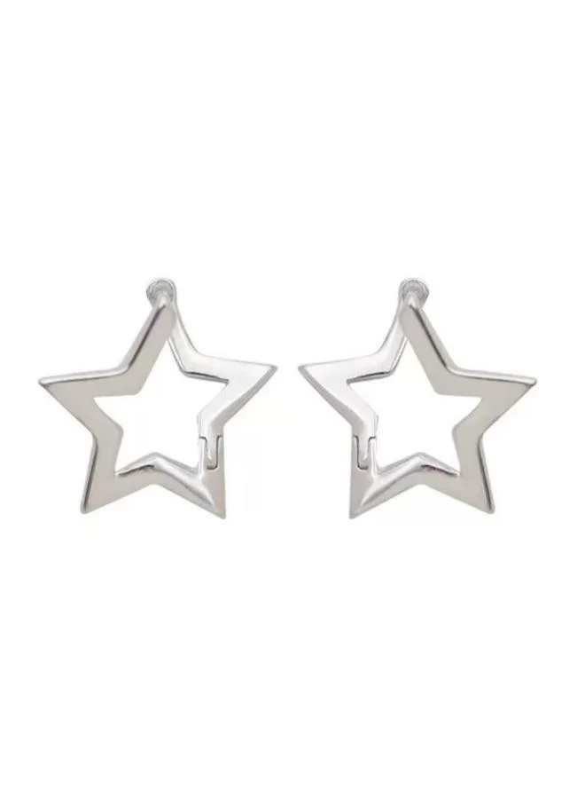 تايك تو Star Hoop Earrings