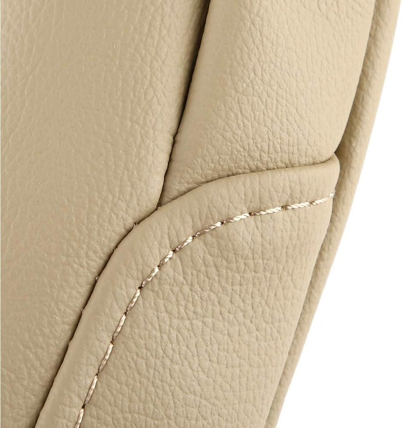 Car PU Leather Armrest Cover Durable Elegant Style for 2005-2010 Front Seat 2pcs - Image 2