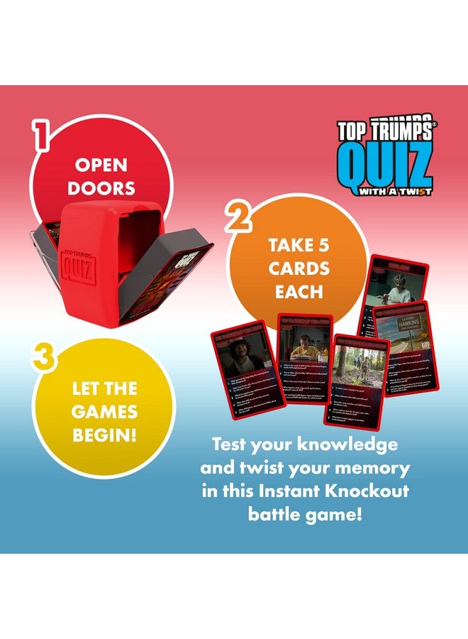 Top Trumps Top Trumps Stranger Things: Quiz Games - Trivia Quiz - Teen Games - Great Travel Games and Road Trip Games - Trivia Outdoor Games - Family Games for Teens and Adults 2+ Players - Ages 15+ - Image 2